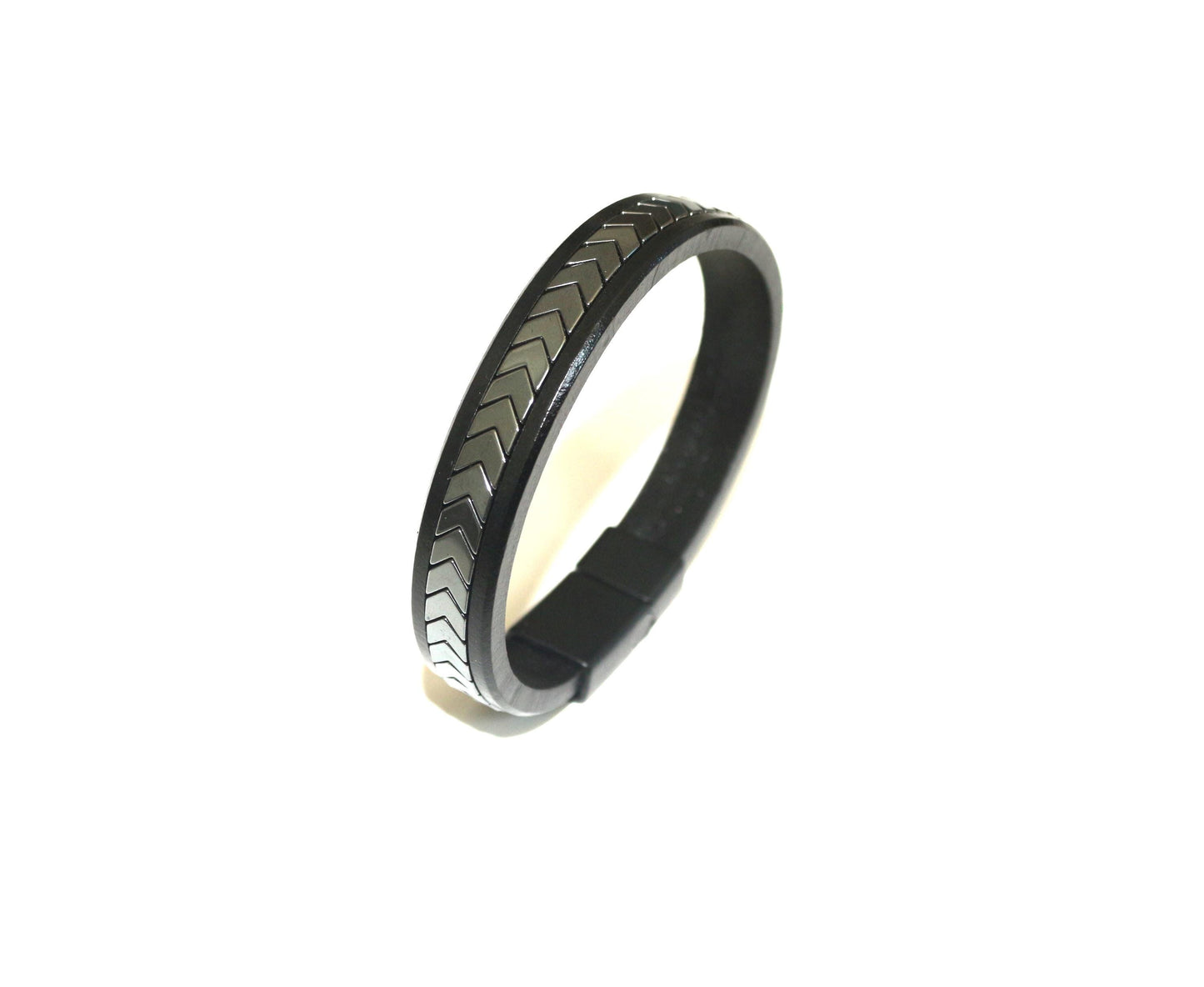 Bracelet - Handmade from Natural Hematite