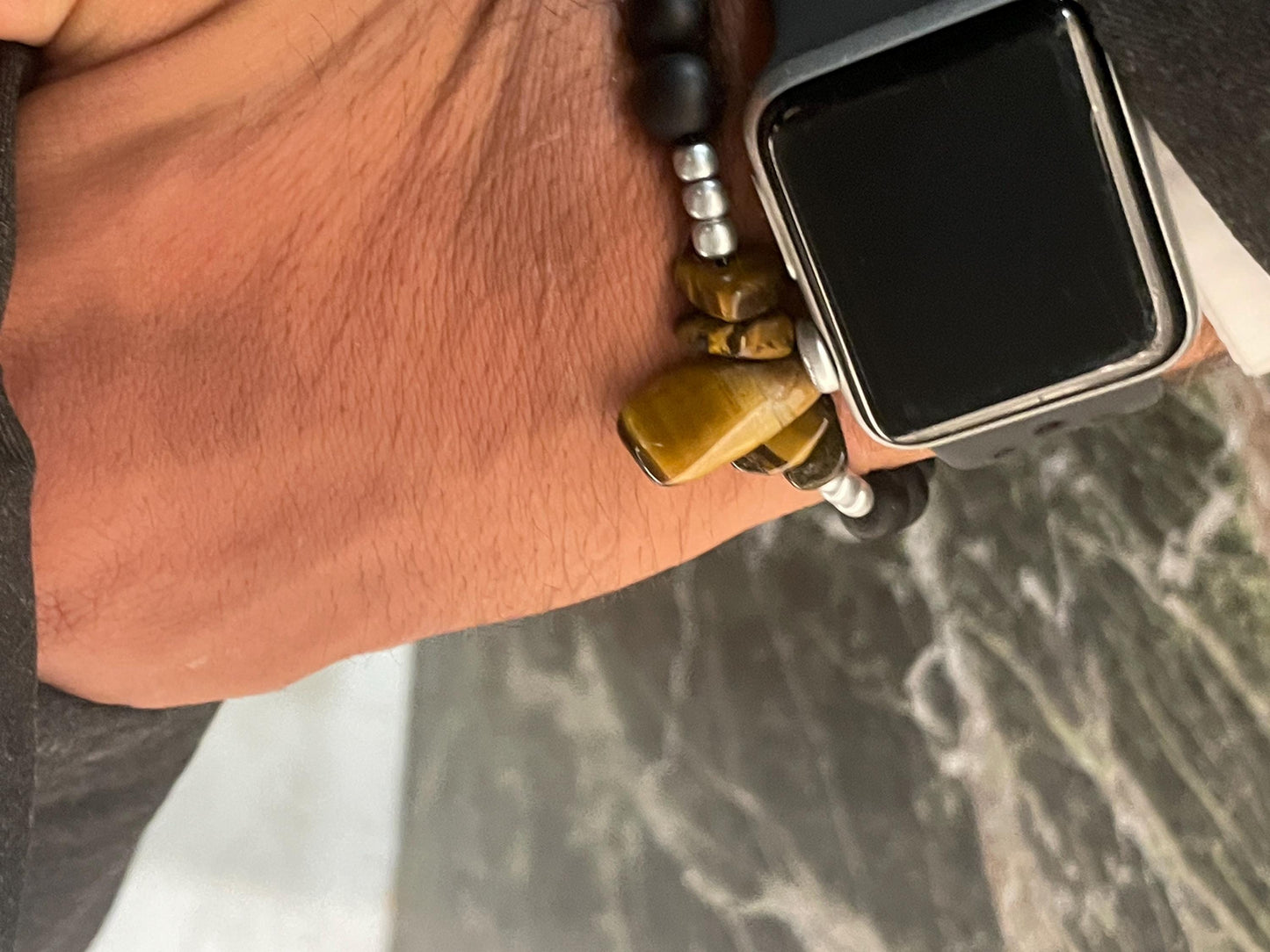 Tiger’s Eye Natural Gemstone Bracelet – Confidence, Protection & Zodiac Energy (Leo, Gemini, Capricorn)