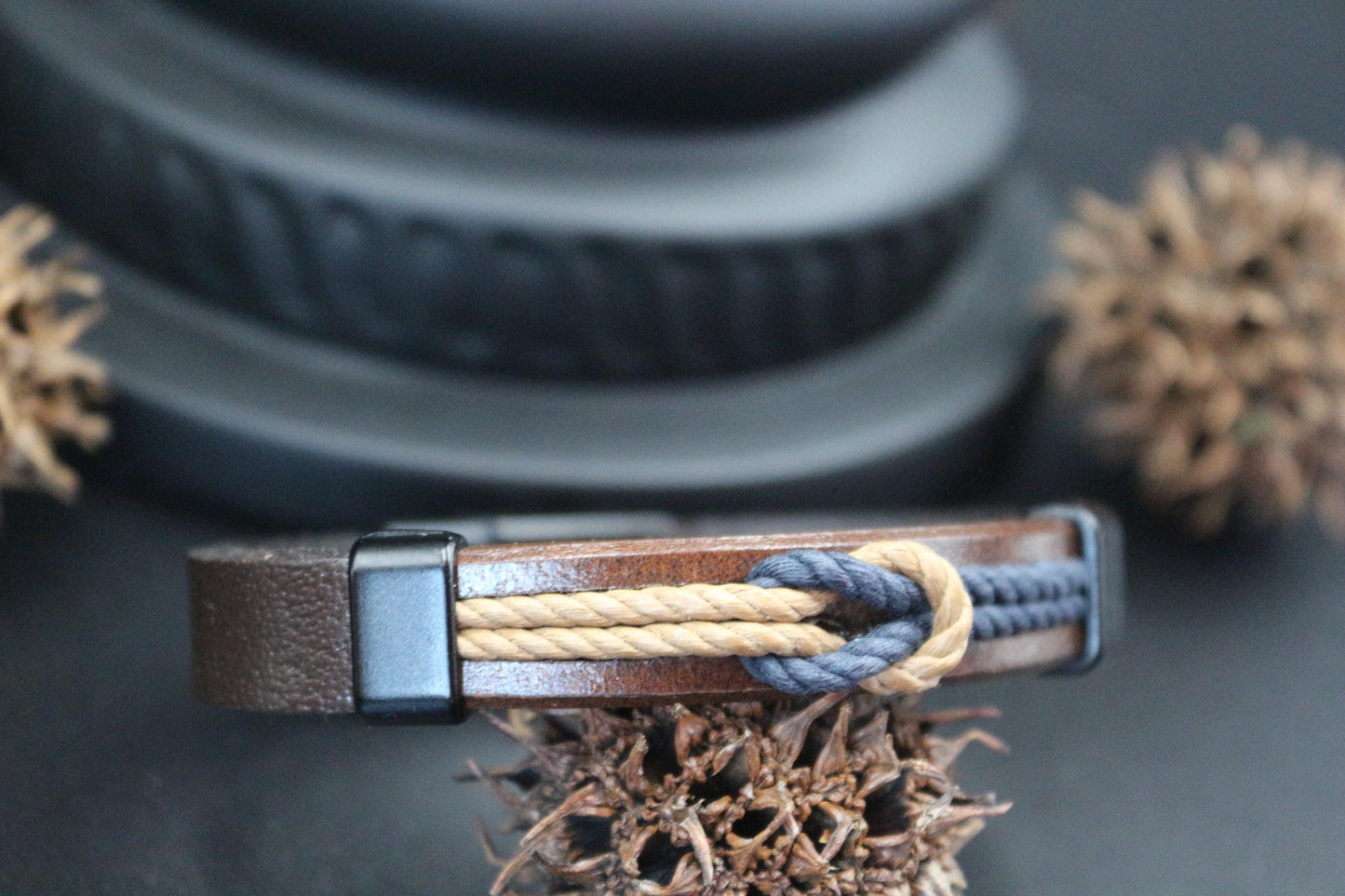 Bracelet - Genuine Leather, Handmade