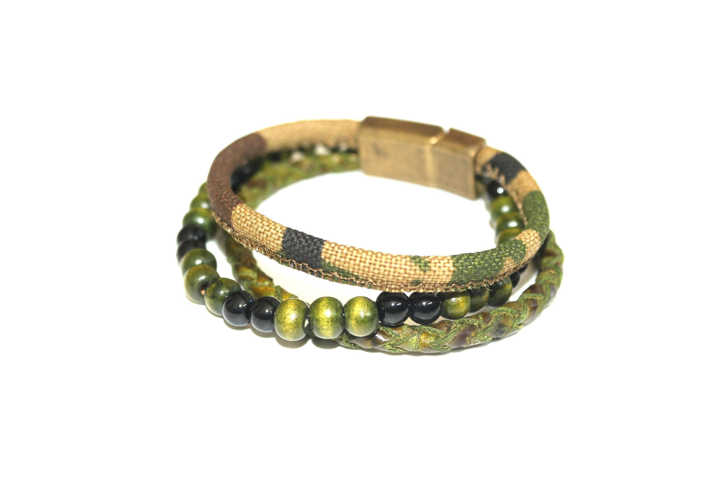 Handmade Military Style from Leather and Wood
