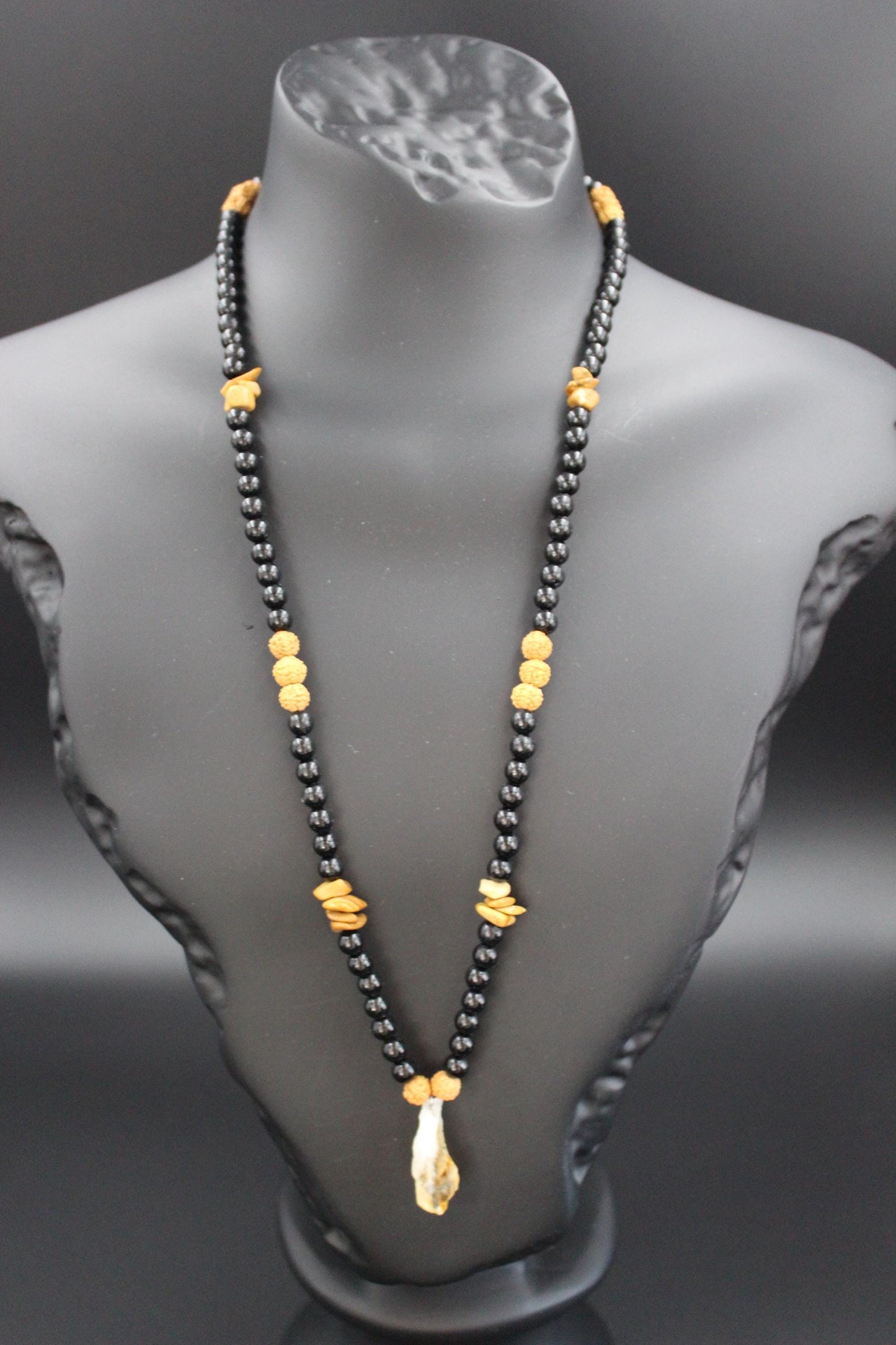 Handmade Necklace with Natural Citrine Stone