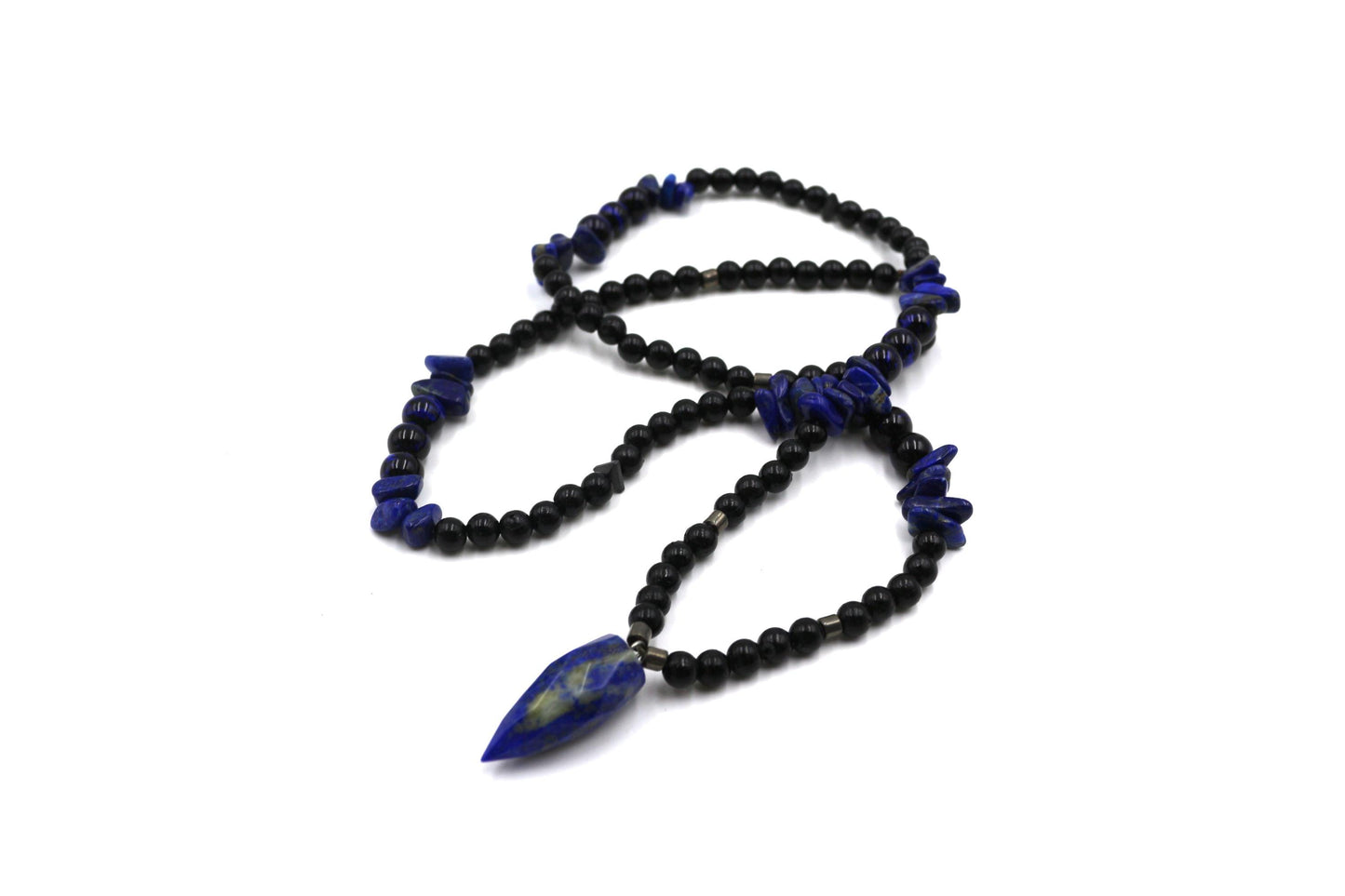 Handmade Lapis Lazuli Necklace – Fashionable Natural Stone Jewelry, Stylish Gift