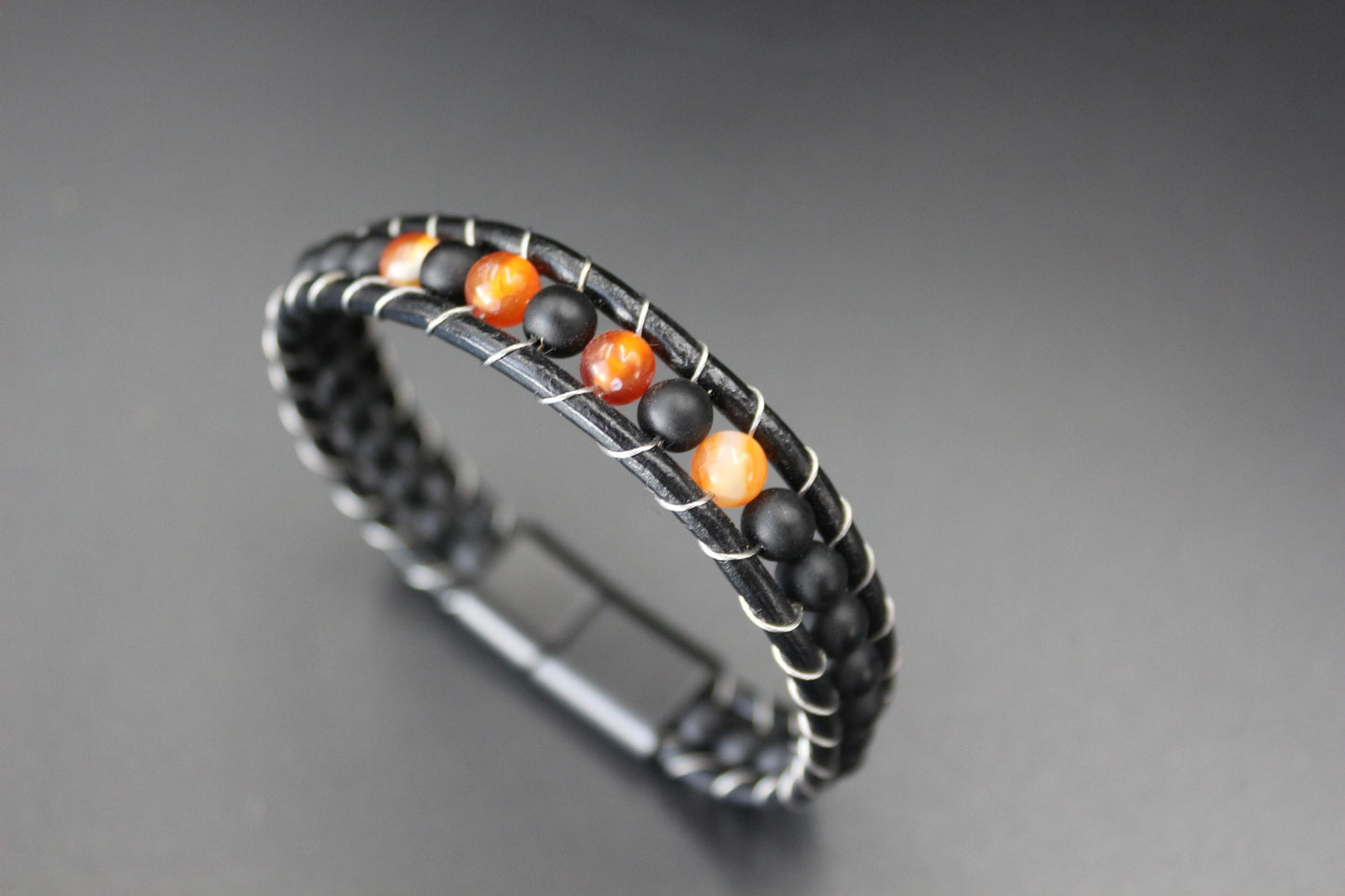 Agate, Onyx - Natural Stone Bracelet