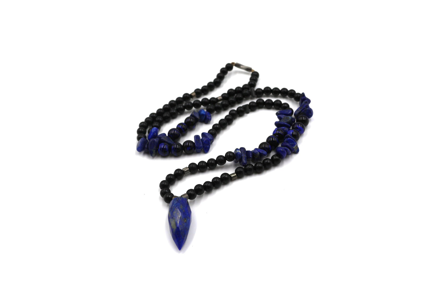 Handmade Lapis Lazuli Necklace – Fashionable Natural Stone Jewelry, Stylish Gift