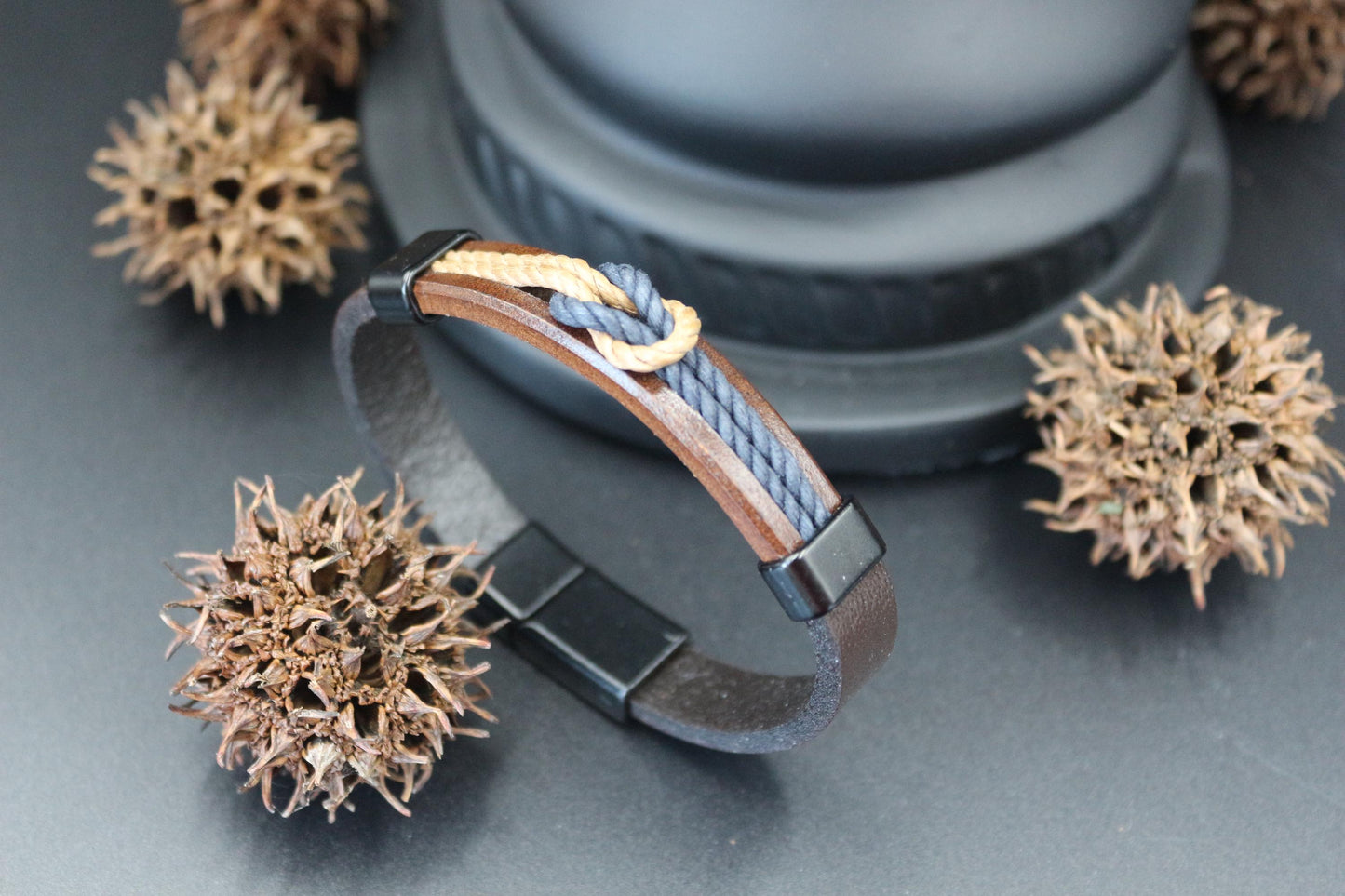 Bracelet - Genuine Leather, Handmade