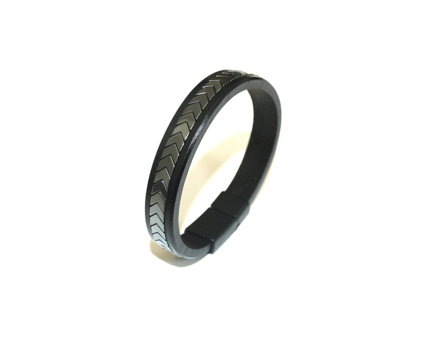 Bracelet - Handmade from Natural Hematite