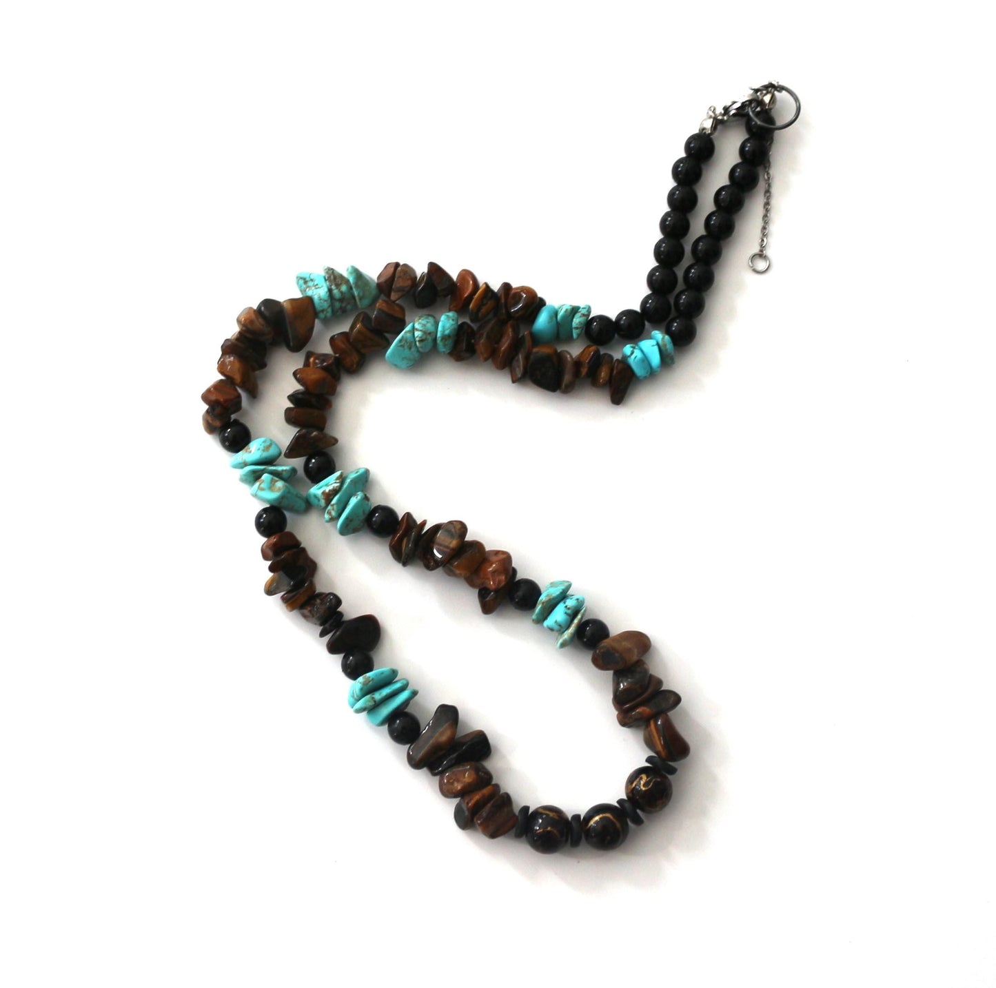 Turquoise and Tiger's Eye - Handmade Necklace