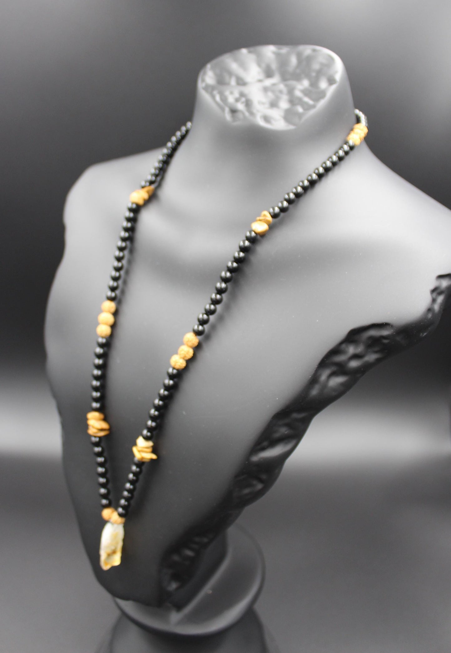 Handmade Necklace with Natural Citrine Stone