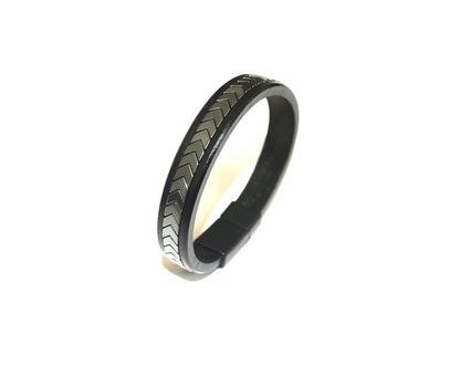 Bracelet - Handmade from Natural Hematite