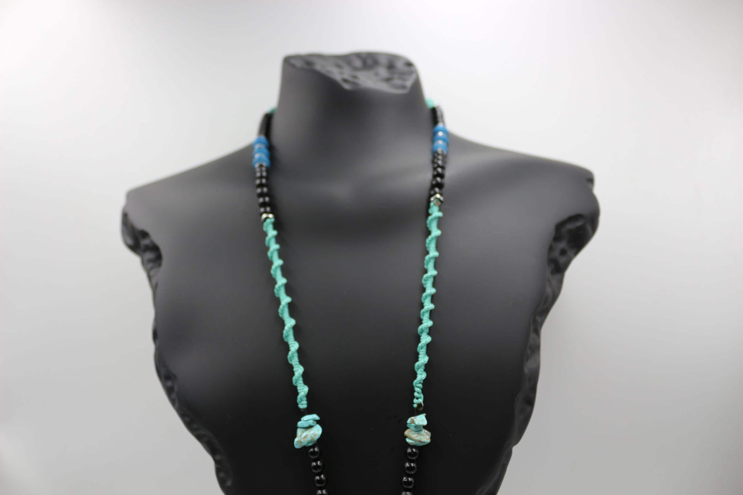 Handmade Aquamarine and Turquoise Necklace
