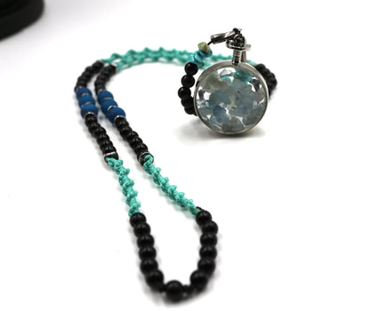 Handmade Aquamarine and Turquoise Necklace