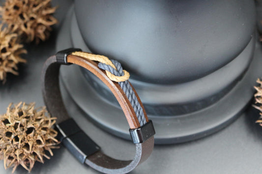 Bracelet - Genuine Leather, Handmade