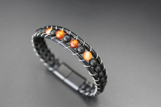 Agate, Onyx - Natural Stone Bracelet