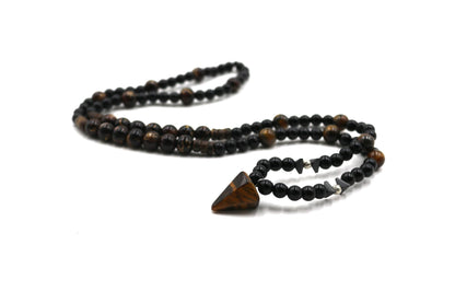Handmade Tiger's Eye Stone Necklace – Natural Gemstone Jewelry, Unisex Pendant, Boho & Spiritual Gift