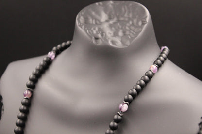 Handmade Unisex Amethyst Necklace – Natural and Stylish Design