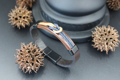 Bracelet - Genuine Leather, Handmade