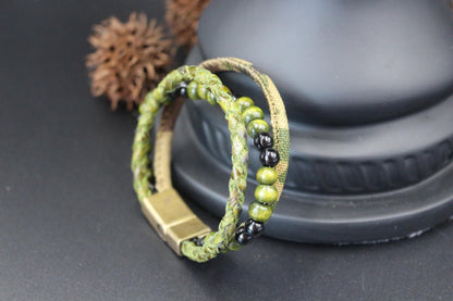 Handmade Military Style from Leather and Wood