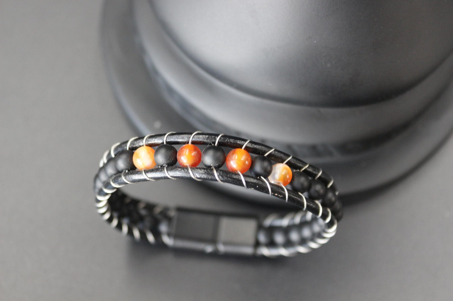 Agate, Onyx - Natural Stone Bracelet